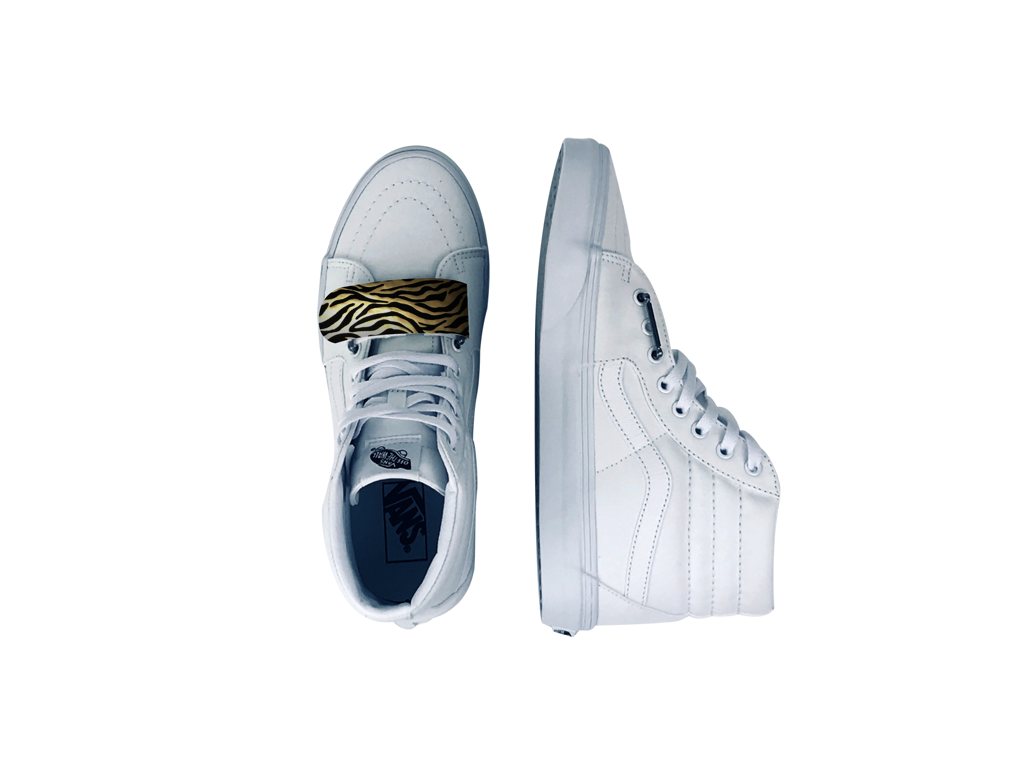 FUZZY GOLD ZEBRA STRAP (COPY)